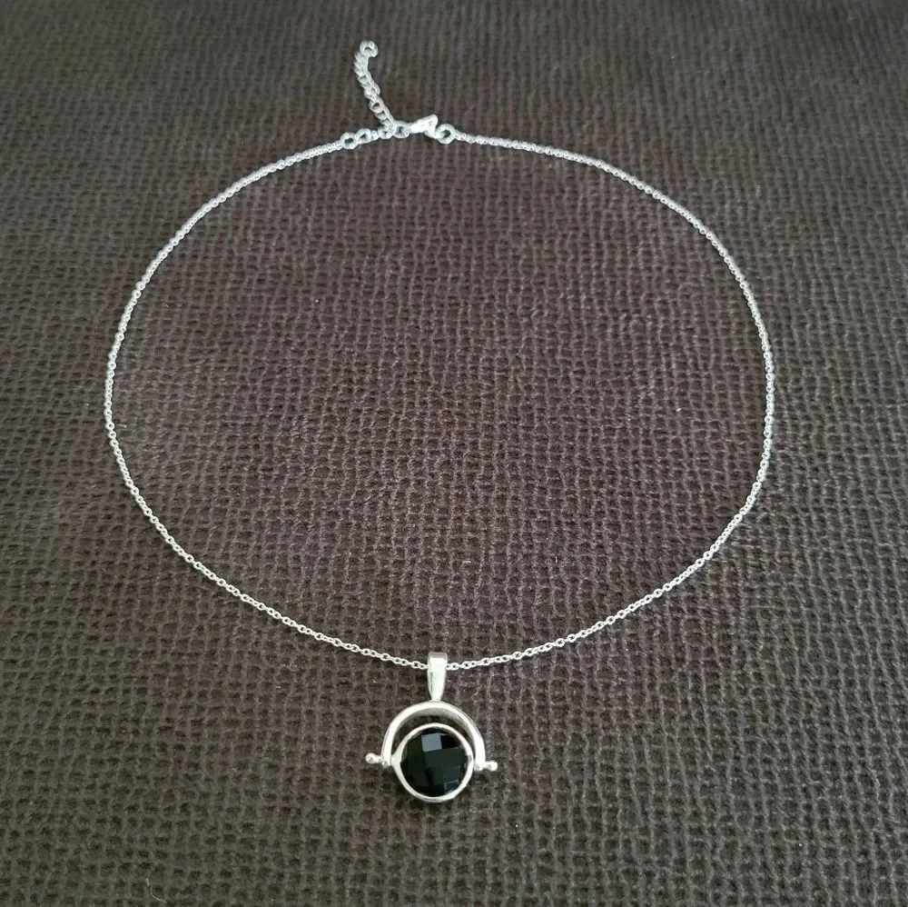 Shivam Rotating Disc💿 Pendant Necklace - NWT